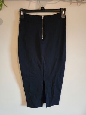 Fashion Nova Midi Pencil Skirt – Black (Size S)